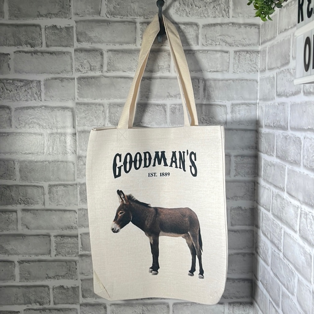 New linen shopping/book/ gift tote